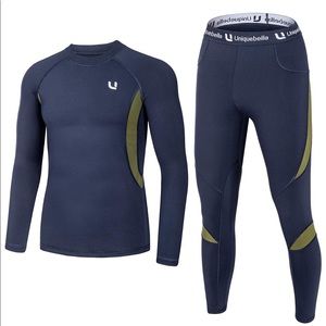 Men's Thermal Underwear Sets Top & Long Johns